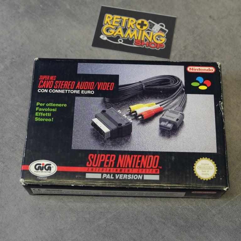 Super Nes Cavo Stereo Audio/Video