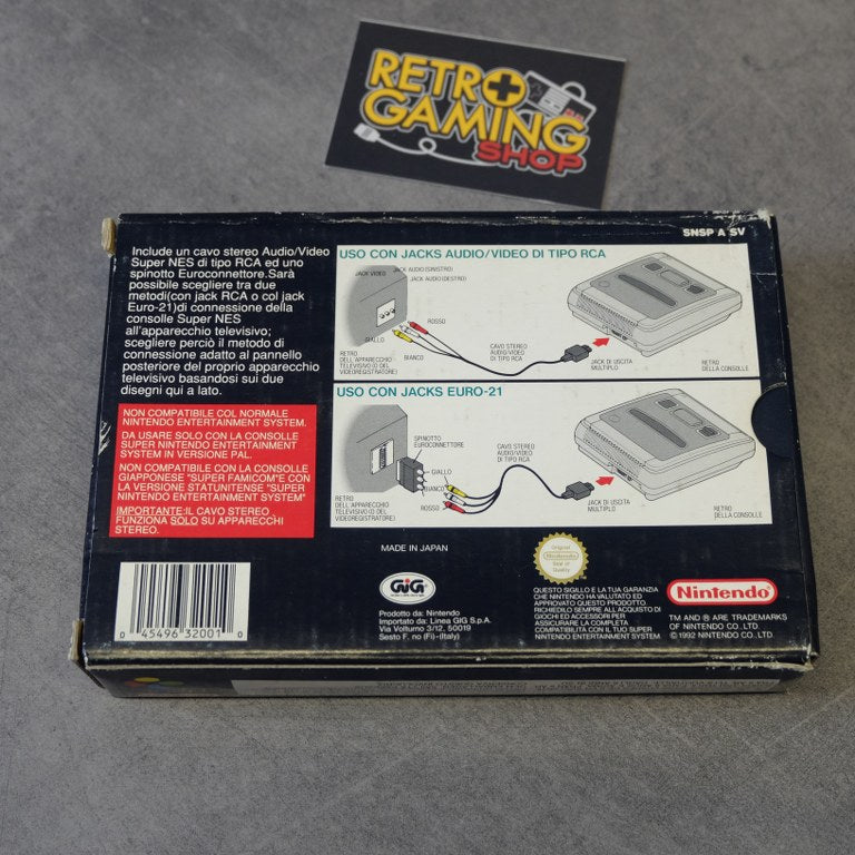 Super Nes Cavo Stereo Audio/Video