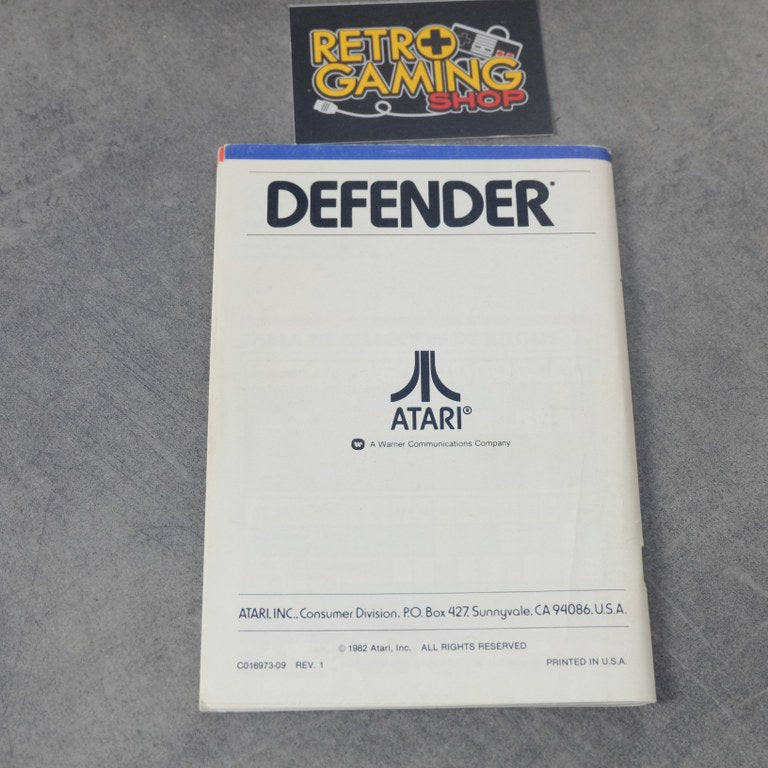 Libretto Defender Atari 2600