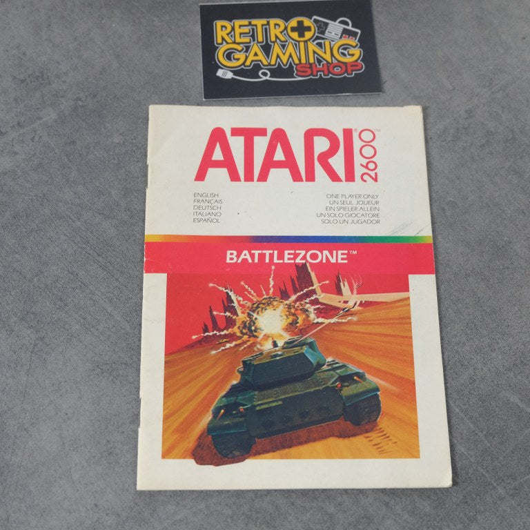 Libretto Battlezone Atari 2600